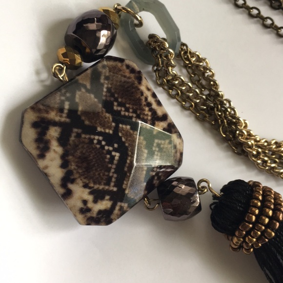 Boston Proper Tassel Necklace - Picture 4 of 5